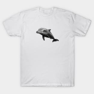 Spotted Dolphin Drawing T-Shirt